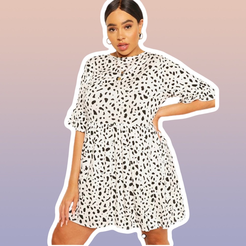 Boohoo Plus Size Empire Waist Dress
